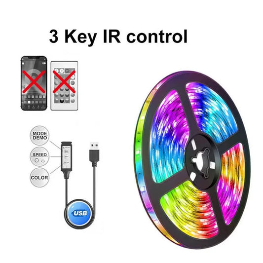 Tuya WIFI USB LED Strip Lights RGB 5050 Led Light App Control Flexible LED Lamp Ribbon for Room Decor TV Backlight Diode Tape