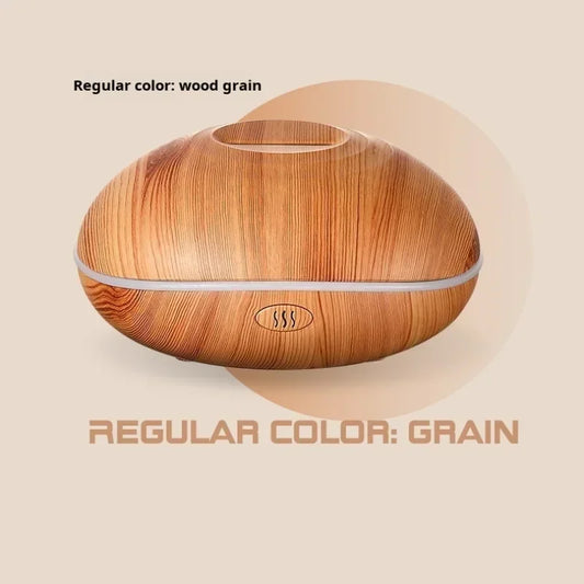 7 Led Colors Fire Flame Wood Grain Aromatherapy Mini Humidifier Aroma Essential Oil Diffuser Air Ultrasonic Mist Maker Fogger