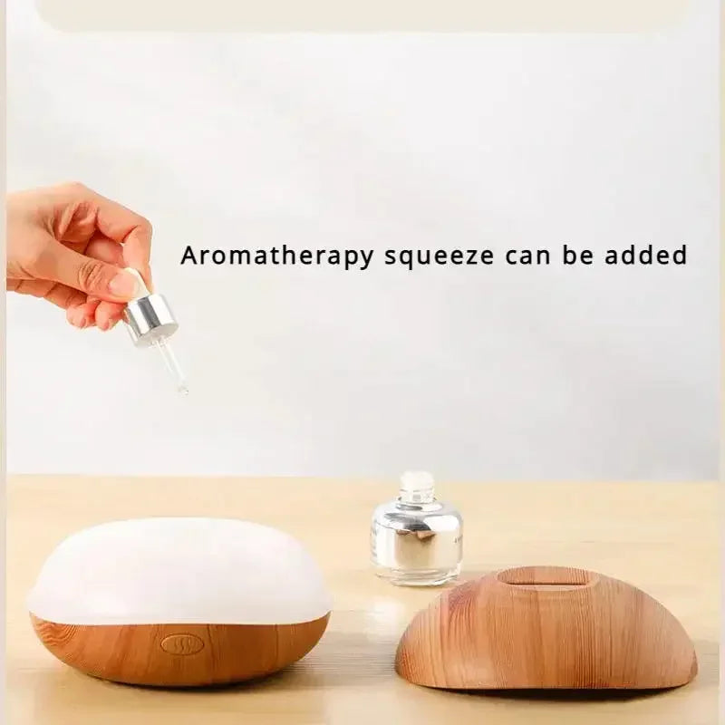 7 Led Colors Fire Flame Wood Grain Aromatherapy Mini Humidifier Aroma Essential Oil Diffuser Air Ultrasonic Mist Maker Fogger